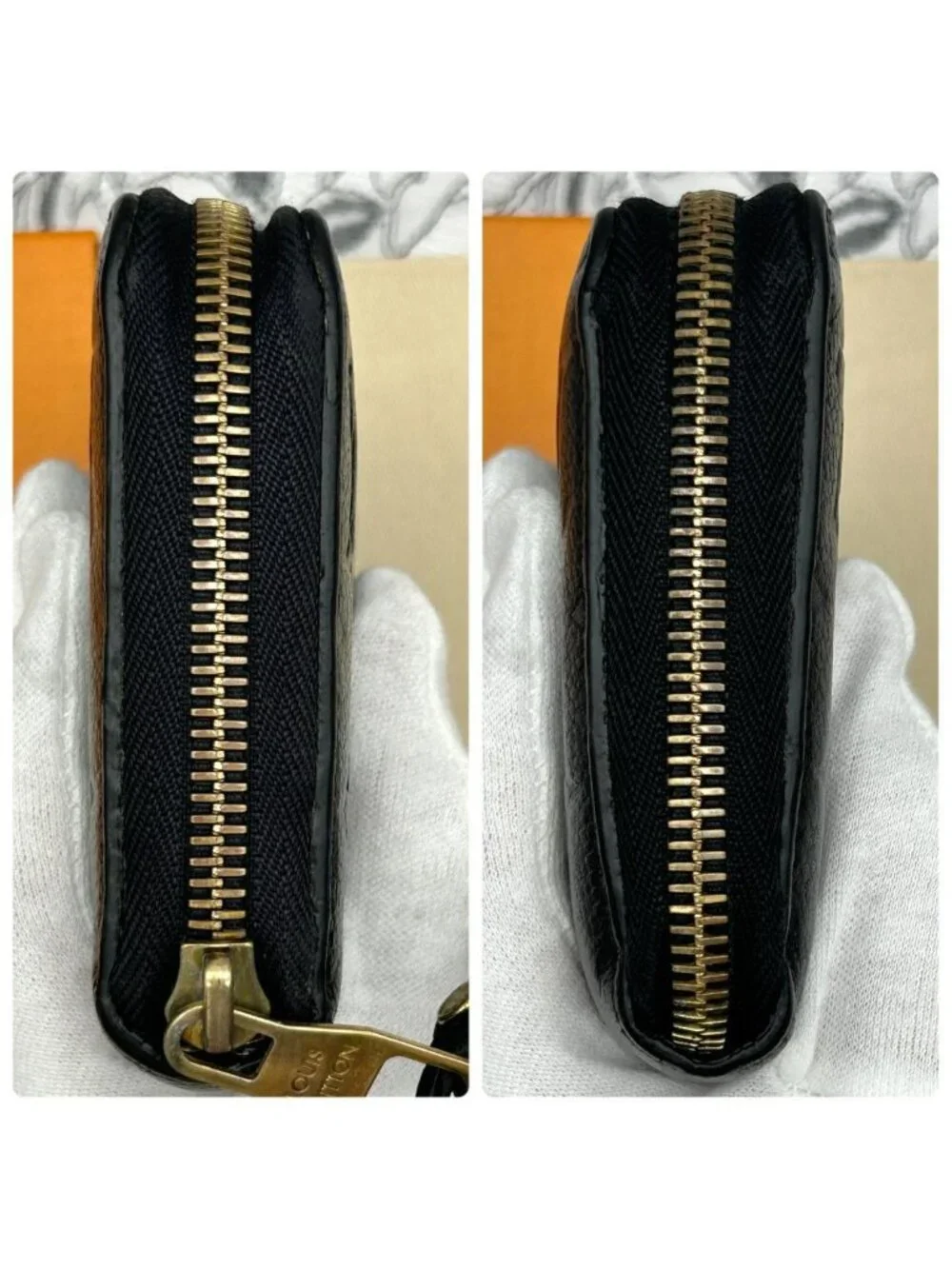 Louis Vuitton Empreinte Zippy Wallet Noir